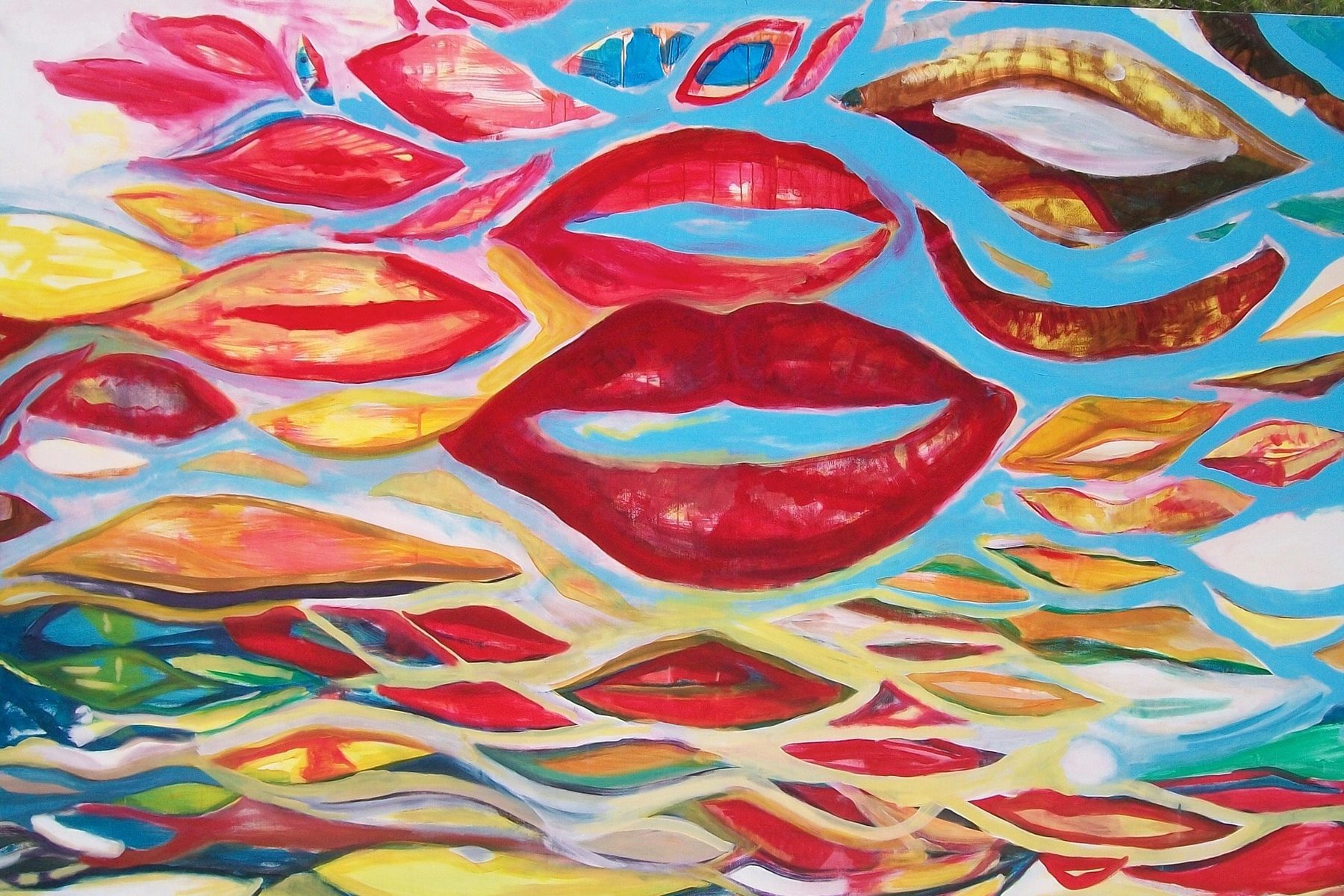 Besos (o Boquitas Pintadas) a escala real