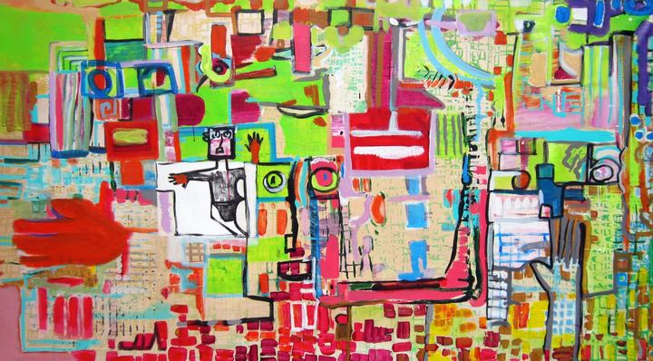 Hello!, pintura de Marcos Shannon