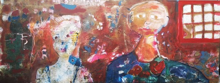 Los nonos, pintura de Marcos Shannon
